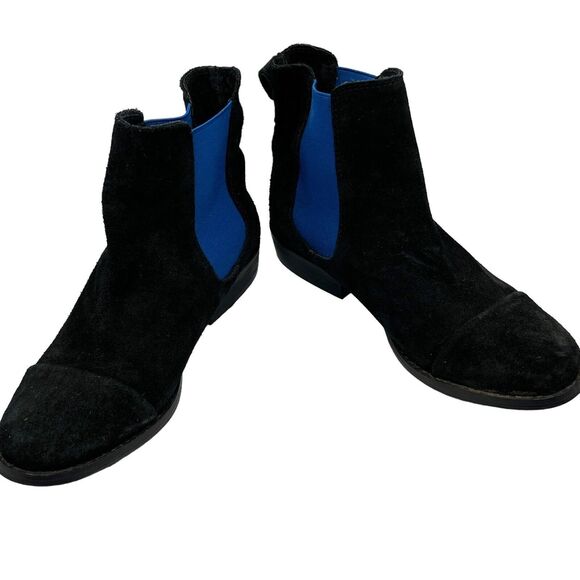 Free People X Jeffrey Campbell Boot Speir Size 6.5 37 New MSRP 198 Black Blue - Picture 7 of 16